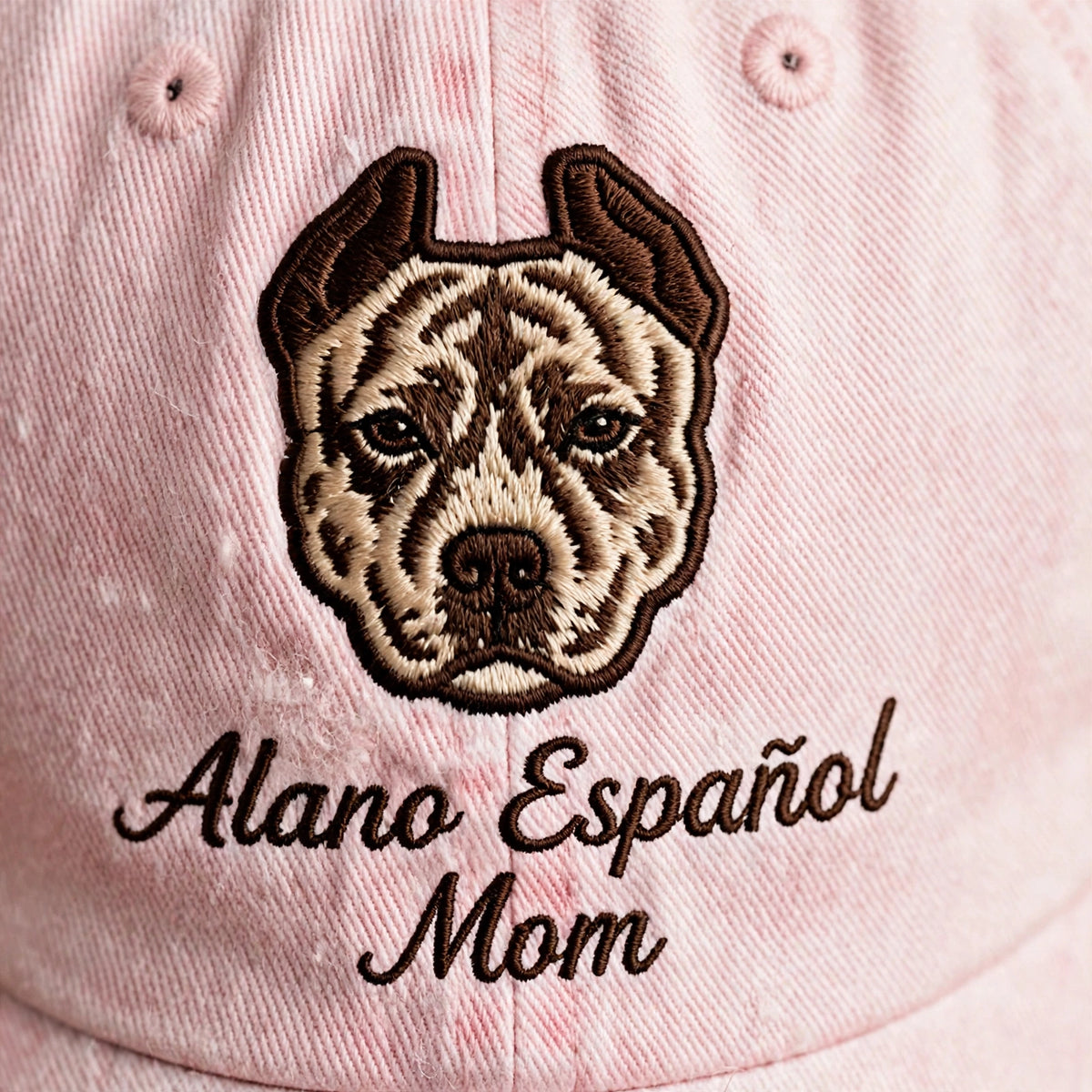Alano Español Mom Gift, Personalized Spanish Alano Dog Mom Embroidered Cap