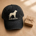 Alano Español Silhouette Embroidered Cap, Spanish Alano Dog Hat, Gift for Dog Lovers