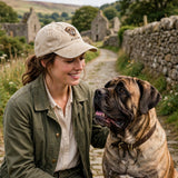 Alaunt Dog Cap, Custom Embroidered Ancient Mastiff Face Baseball Cap, Gift for Dog Lovers