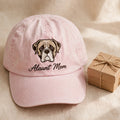 Alaunt Mom Gift, Personalized Ancient War Dog Mom Embroidered Cap for Dog Moms