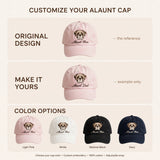 Alaunt Mom Gift, Personalized Ancient War Dog Mom Embroidered Cap for Dog Moms