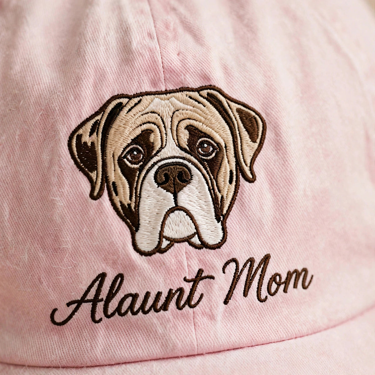 Alaunt Mom Gift, Personalized Ancient War Dog Mom Embroidered Cap for Dog Moms