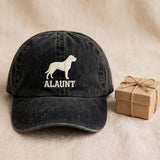 Alaunt Silhouette Embroidered Cap, Ancient Mastiff Dog Hat, Gift for Dog Lovers