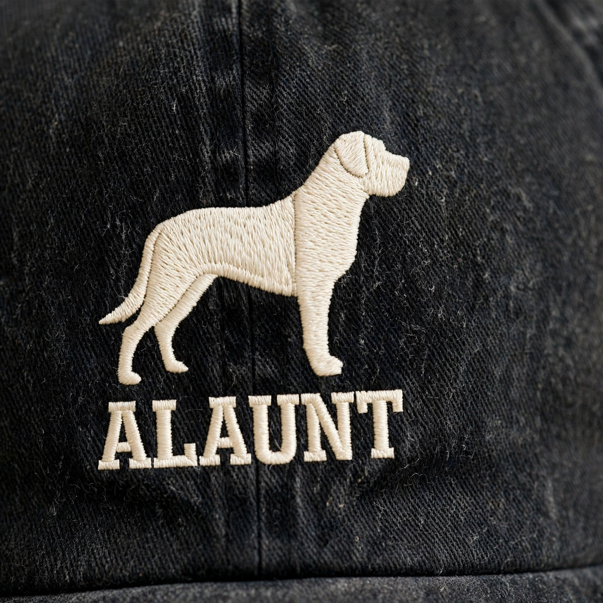 Alaunt Silhouette Embroidered Cap, Ancient Mastiff Dog Hat, Gift for Dog Lovers