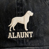 Alaunt Silhouette Embroidered Cap, Ancient Mastiff Dog Hat, Gift for Dog Lovers