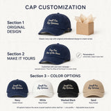 Funny Gift for Alopekis Owners, Small Fox Big Opinions Embroidered Cap