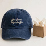 Funny Gift for Alpine Dachsbracke Owners, Low Rider High Sniffer Embroidered Cap