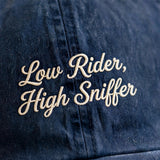 Funny Gift for Alpine Dachsbracke Owners, Low Rider High Sniffer Embroidered Cap