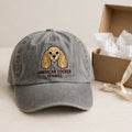 American Cocker Spaniel Cap, Custom Embroidered Floppy Eared Spaniel Face Baseball Cap, Gift for Dog Lovers