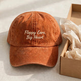 Funny Gift for American Cocker Spaniel Owners, Floppy Ears Big Heart Embroidered Cap
