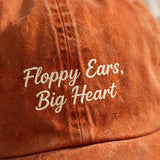 Funny Gift for American Cocker Spaniel Owners, Floppy Ears Big Heart Embroidered Cap