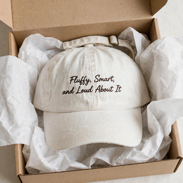 American Eskimo Dog funny cap gift presentation