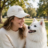 Funny Gift for American Eskimo Dog Owners, Fluffy Smart Loud About It Embroidered Cap