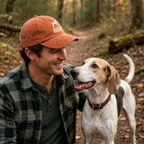 American Foxhound Silhouette Embroidered Cap, Tricolor Scent Hound Dog Hat, Gift for Dog Lovers