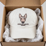 American Hairless Terrier Cap, Custom Embroidered Hairless Terrier Face Baseball Cap, Gift for Dog Lovers