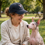 American Hairless Terrier Mom Gift, Personalized Hairless Terrier Mom Embroidered Cap for Dog Moms