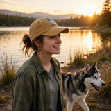 American Husky Cap, Custom Embroidered Northern Sled Dog Face Baseball Cap, Gift for Dog Lovers