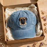 American Mastiff Cap, Custom Embroidered Gentle Giant Face Baseball Cap, Gift for Dog Lovers