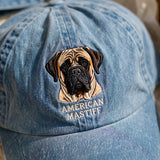 American Mastiff Cap, Custom Embroidered Gentle Giant Face Baseball Cap, Gift for Dog Lovers