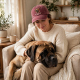 American Mastiff Mom Gift, Personalized Gentle Giant Dog Mom Embroidered Cap for Dog Moms
