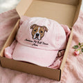 American Pit Bull Terrier Mom Gift, Personalized Loyal Dog Mom Embroidered Cap for Dog Moms