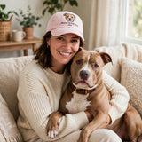 American Pit Bull Terrier Mom Gift, Personalized Loyal Dog Mom Embroidered Cap for Dog Moms