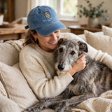 American Staghound Mom Gift, Personalized Shaggy Sighthound Dog Mom Embroidered Cap