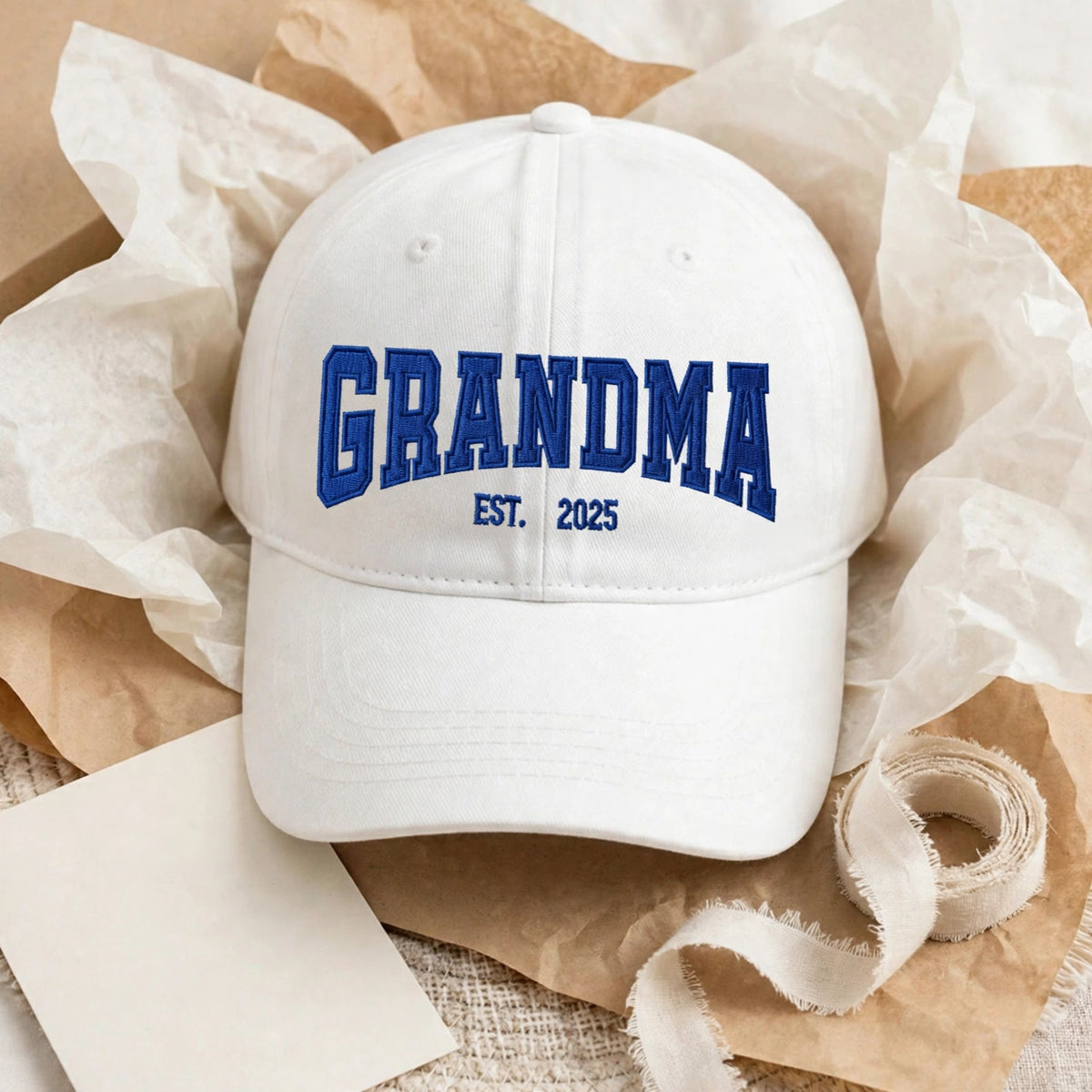 Custom Grandma Embroidered Hat, Personalized Baseball Hat, Gift For New Grandma Grandpa, Pregnancy Announcement, Mothers day gift