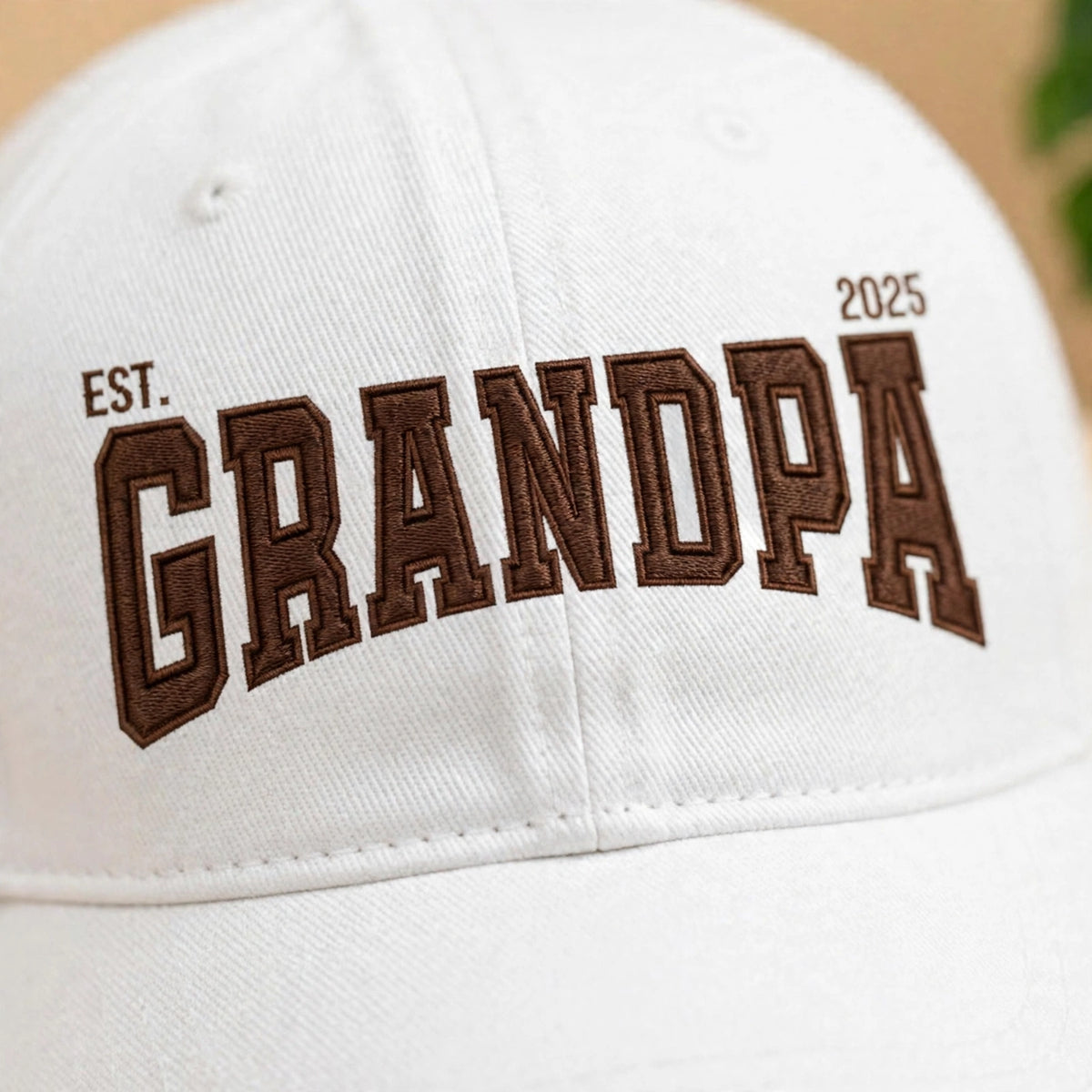 Custom Embroidered Hat, Personalized Date, Vintage Baseball Hat, Gift For New Grandma Grandpa, Pregnancy Announcement, Mothers day gift
