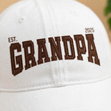 Custom Embroidered Hat, Personalized Date, Vintage Baseball Hat, Gift For New Grandma Grandpa, Pregnancy Announcement, Mothers day gift
