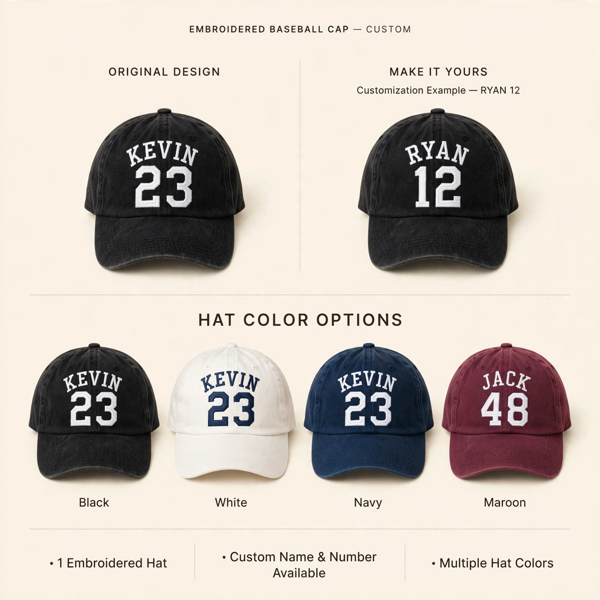Custom Embroidered Team & Club