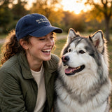 Funny Gift for Alaskan Malamute Owners, Woo Woo Is My Love Language Embroidered Cap
