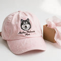 Alaskan Malamute Mom Gift, Personalized Arctic Sled Dog Mom Embroidered Cap for Dog Moms