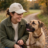 Custom Embroidered Aidi Hat – Sturdy Atlas Mountain Guardian Face Baseball Cap, Washed Cotton Gift for Dog Lovers