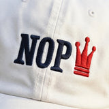 Nope No Kings Democrats Embroidered Baseball Cap Cotton Adjustable Dad Hat, Nope Hat, Embroidered Hat