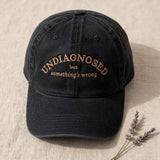 Funny Undiagnosed Embroidered Hat, Chronic Illness Cap, Sarcastic Embroidery Dad Hat, Spoonie Humor Gift