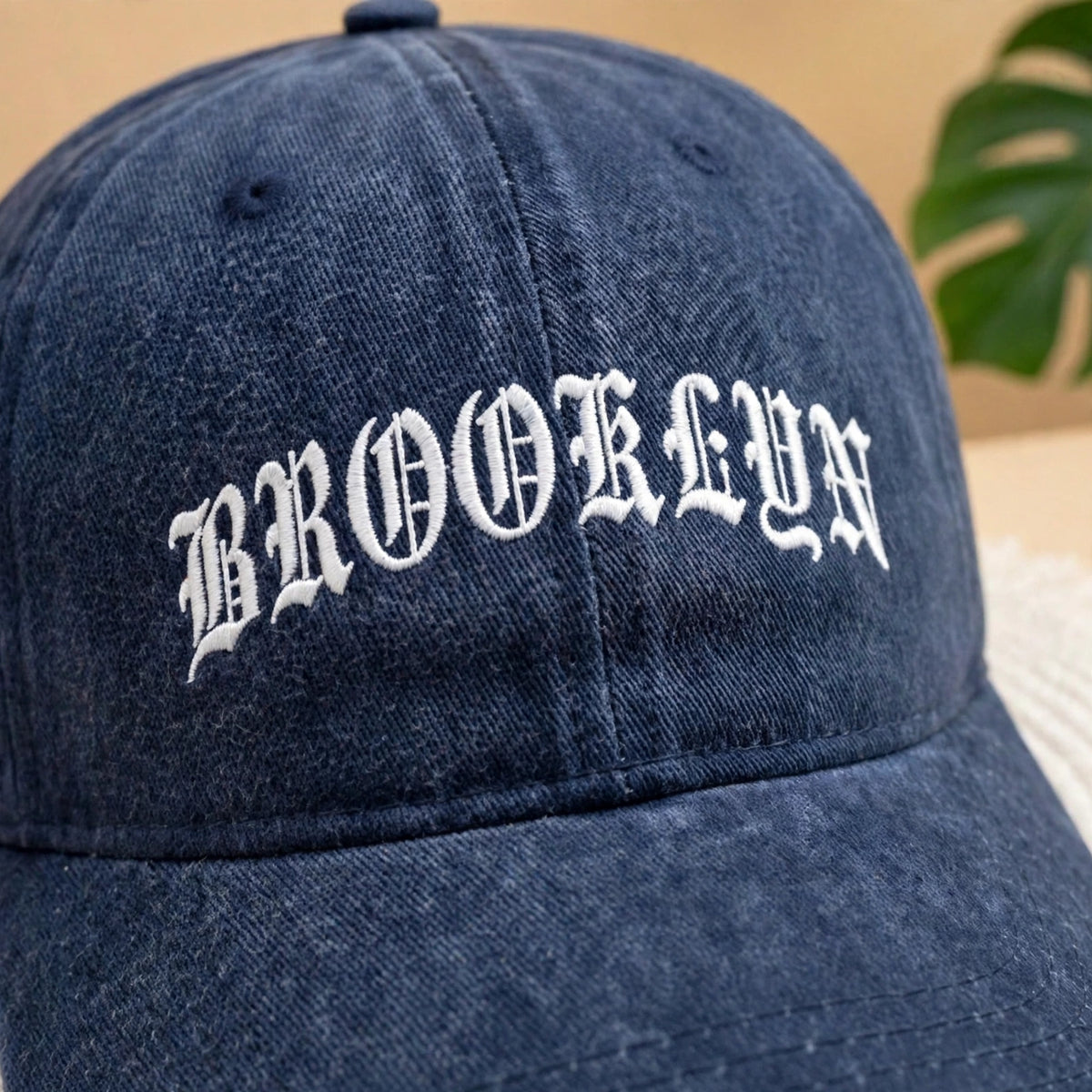 Custom Gothic Name Embroidered Hat, Personalized Old English Font Cap, Custom Text Apparel Top, Gothic Lettering Accessory, Personalized Hat